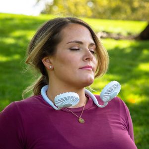 پنکه گردنی شارژی دارای LED