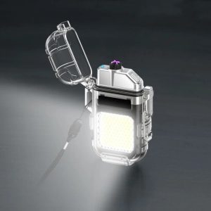 فندک الکتریکی (شارژی) چراغ قوه دار