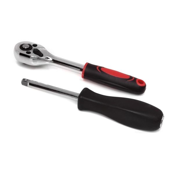 جعبه 46 پارچه آچار و سری بکس و پیچ گوشتی