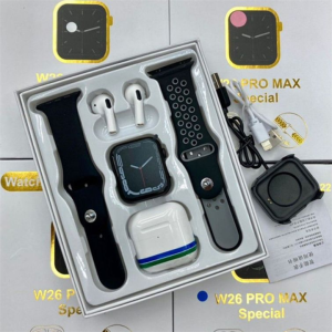 ساعت هوشمند و هندزفری بلوتوث W26 Pro Max