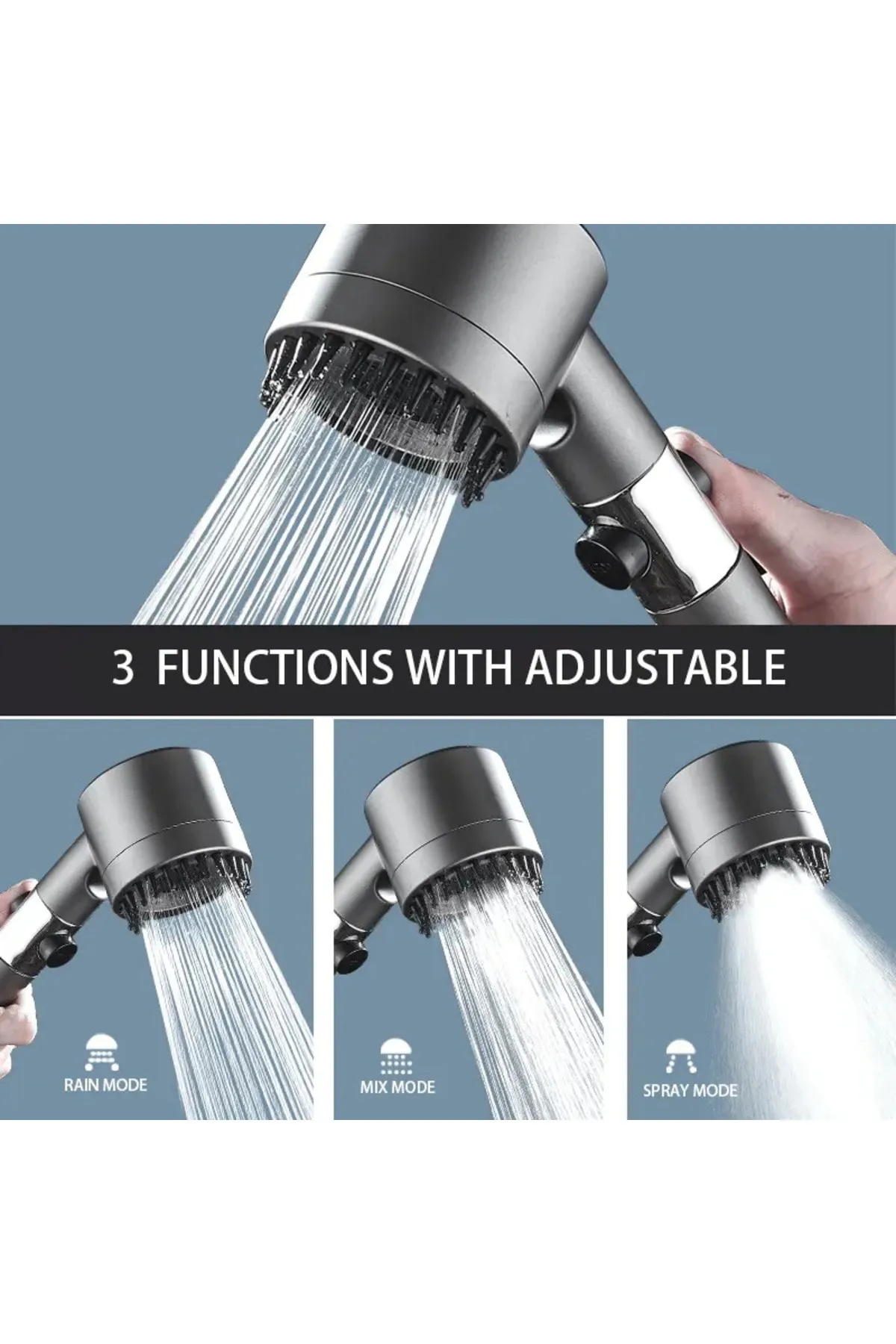 سردوش حمام ماساژور دار توربو