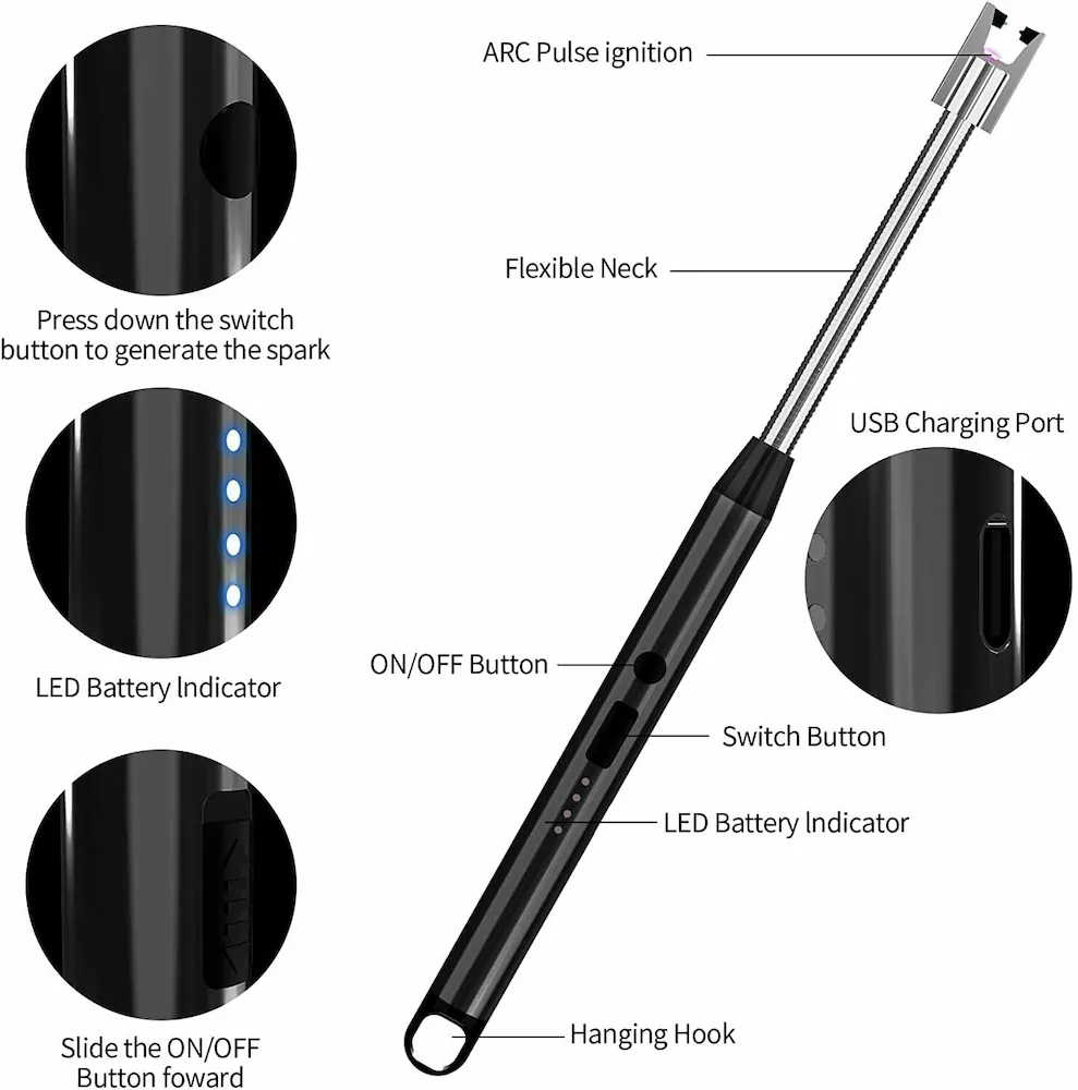 فندک پلاسمایی شارژی لیزری
