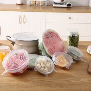 درپوش سیلیکونی 6 عددی ظروف